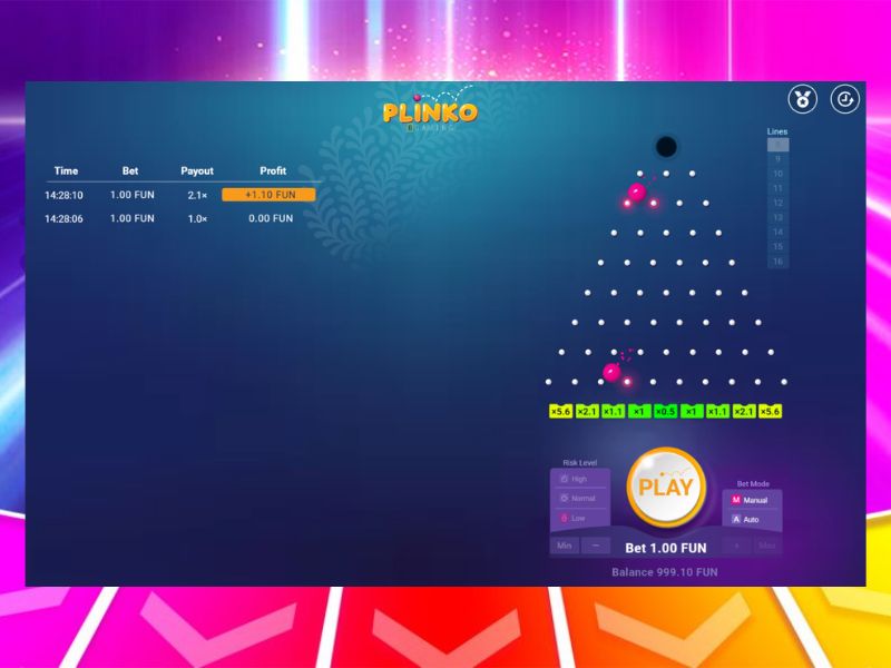 Funciones de Plinko Funciones de Plinko online