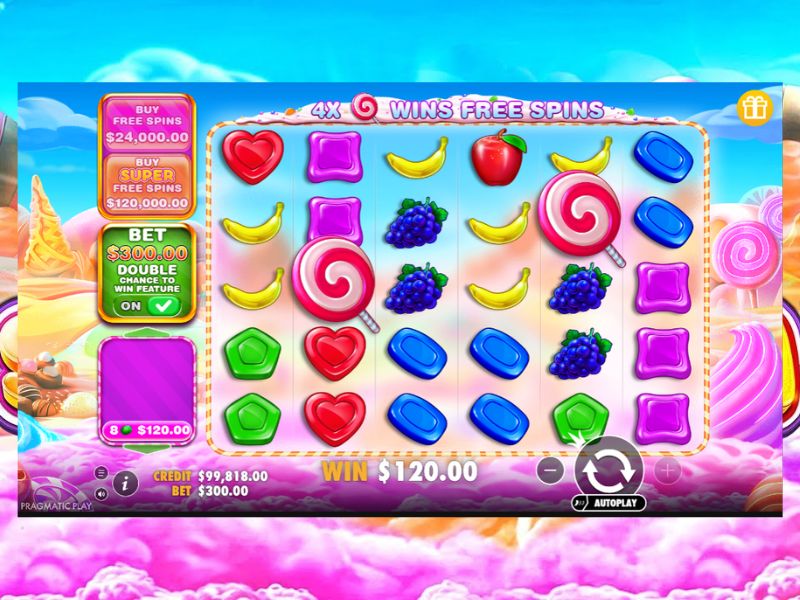 Haz tus apuestas o juega gratis a la tragaperras Sweet Bonanza
